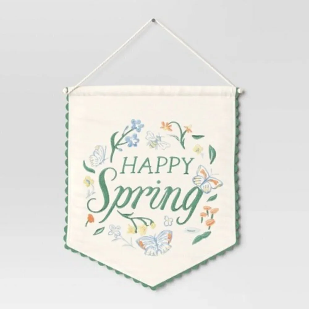 Target Happy Spring Wall Hanging 15.75